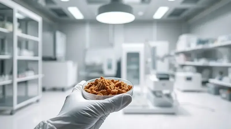 Análise laboratorial dos níveis de garantia nutricional da ração Allcanis, demonstrando o controle de qualidade do alimento.