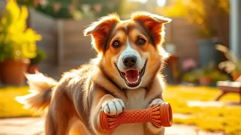 Cachorro saudável e feliz com pelo brilhante, indicando boa adaptação a uma nova ração como a Gran Plus.
